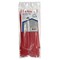 Home Plus Cable Tie, 8 in L, Red, PA 6.6, 50 lb Strength, 100 PK LH-S-200-8-RD - alternate 2